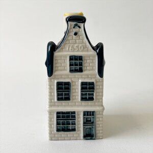 KLM Airlines Dutch Blue Delft House by BOLS #16 Amsterdam 2002 Empty